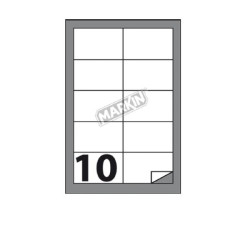 CF1000 ETICHETTE 10FG. X 10 87,53MM A4