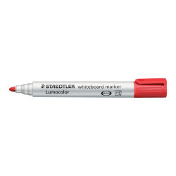 STAEDTLER Lumocolor - Marcatore - per vetro, lavagna bianca, porcellana - rosso - 2 mm