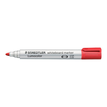 STAEDTLER Lumocolor - Marcatore - per vetro, lavagna bianca, porcellana - rosso - 2 mm