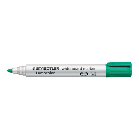 STAEDTLER Lumocolor - Marcatore - per vetro, lavagna bianca, porcellana - verde - 2 mm