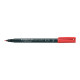 STAEDTLER Lumocolor - Marcatore - permanente - rosso - 0.4 mm - superfine