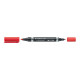 STAEDTLER Lumocolor duo - Pennarello a due punte - permanente - blu - 1.5 mm / 0.6 mm - medio / fine