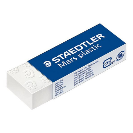 STAEDTLER Mars plastic - Gomma - bianco - vinile