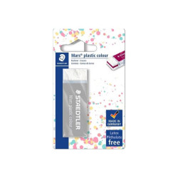 STAEDTLER Mars plastic colour - Gomma - 6.5 x 2.3 x 1.3 cm - bianco, grigio chiaro