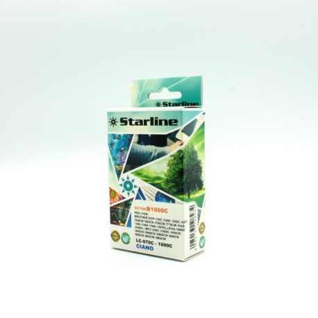 Starline - Cartuccia ink - per Brother - Ciano - LC1000C - 20ml