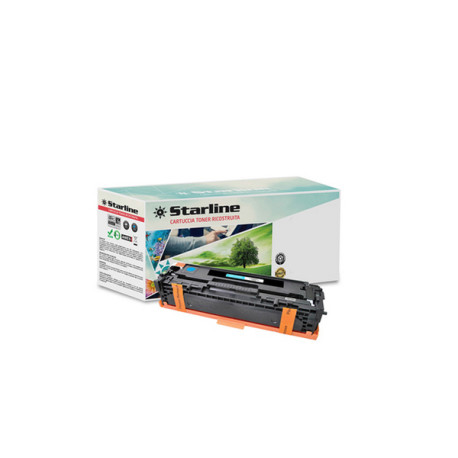 Starline - Toner Ricostruito - per HP 128A - Ciano - CE321A - 1.300 pag