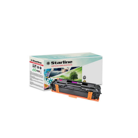 Starline - Toner Ricostruito - per HP 128A- Magenta - CE323A - 1.300 pag