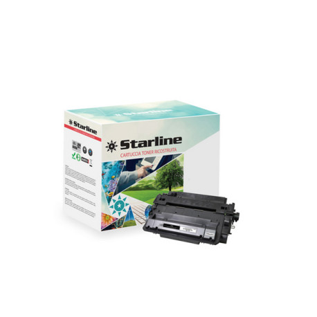 Starline - Toner Ricostruito - per HP 55X - Nero - CE255X - 12.500 pag