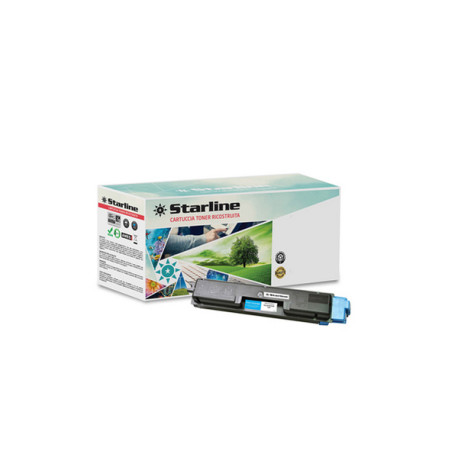 Starline - Toner Ricostruito - per Kyocera - Ciano - TK-580C - 2.800 pag