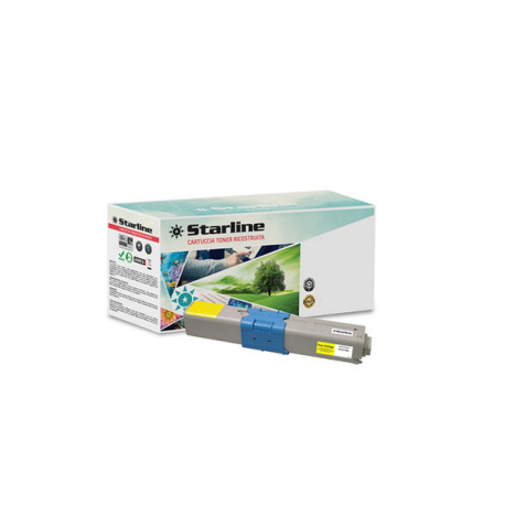 Starline - Toner Ricostruito - per Oki - Giallo - 44469704 - 2.000 pag