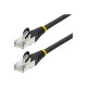 StarTech.com 10m CAT6a Ethernet Cable - Black - Low Smoke Zero Halogen (LSZH) - 10GbE 500MHz 100W PoE++ Snagless RJ-45 w/Strain