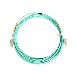 StarTech.com 1m (3ft) LC/UPC to LC/UPC OM3 Multimode Fiber Optic Cable, Full Duplex 50/125Âµm Zipcord Fiber Cable, 100G Network