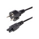 StarTech.com 3m (10ft) Laptop Power Cord, EU Schuko to C5, 2.5A 250V, 18AWG, Notebook / Laptop Replacement AC Cord, Printer/Pow