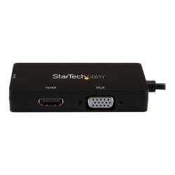 StarTech.com 4K USB C to HDMI, VGA & DVI Multi Port Video Display Adapter for Mac / Windows Laptop & Monitor (CDPVGDVHDBP) - Ad