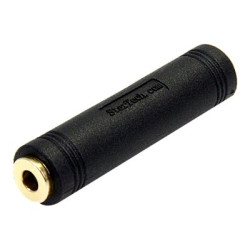 StarTech.com Accoppiatore Audio per auricolare da 3,5mm a 3,5mm - F/F - Accoppiatore audio - mini-phone stereo 3.5 mm femmina a