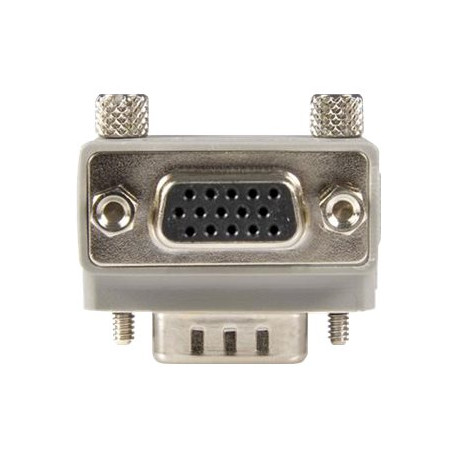 StarTech.com Adattatore angolato a destra VGA a VGA tipo 1 - M/F - Scheda VGA - HD-15 (VGA) (M) a HD-15 (VGA) (F) - grigio - pe