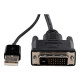 StarTech.com Adattatore DVI a DisplayPort alimentato via USB - Convertitore DVI a DP - 1920x1200 - Adattatore video - legame do