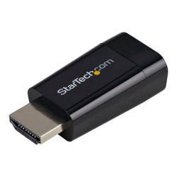 StarTech.com Adattatore HDMI a VGA compatto per portatili - Convertitore slim HDMI a VGA per desktop/laptop/ultrabook - 1920x12