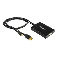 StarTech.com Adattatore mini DisplayPort a Dual Link DVI - Alimentato via USB - Convertitore Attivo DVI - Nero - Convertitore v