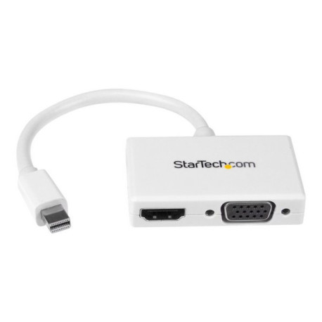 StarTech.com Adattatore Mini DisplayPort a HDMI e VGA - Convertitore audio/video da viaggio mDP 2 in 1 - 1920x1200 / 1080p - Ne