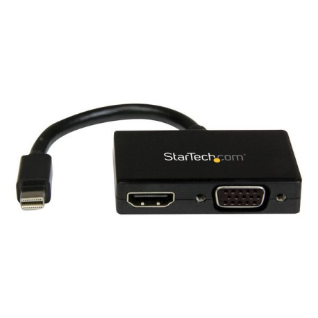 StarTech.com Adattatore Mini DisplayPort a HDMI e VGA - Convertitore audio/video da viaggio mDP 2 in 1 - 1920x1200 / 1080p - Ne