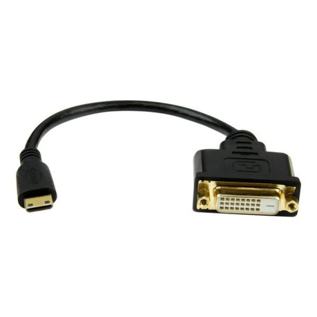 StarTech.com Adattatore mini HDMI a DVI-D da 20cm - Maschio/Femmina - Adattatore video - DVI-D femmina a mini HDMI maschio - 20