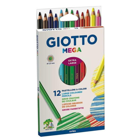 CF12 PASTELLI GIOTTO MEGA