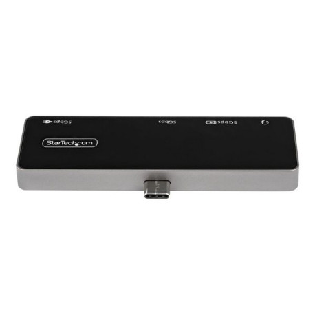 StarTech.com Adattatore Multiporta USB C a HDMI 2.0 4K 60Hz, Hub USB 3.0 a 3 porte - USB-C Mini Dock da viaggio - 100W PD Pass-