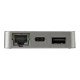 StarTech.com Adattatore multiporta USB-C a HDMI e VGA - Docking station USB 3.1 Gen 2 10Gbps - Cavo da 29 cm (DKT31CHVL) - Dock