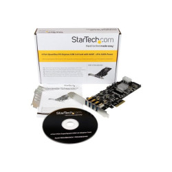 StarTech.com Adattatore scheda SuperSpeed USB 3.0 con 4 porte PCI Express (PCIe) con 4 canali da 5 Gbps dedicati - UASP - Alime