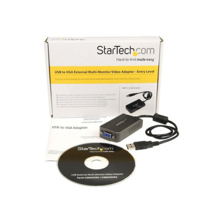 StarTech.com Adattatore Scheda Video Multi-Monitor Esterno USB 2.0 a VGA - Scheda Video Esterna 1440x900 - Adattatore video - C