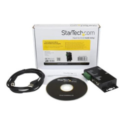 StarTech.com Adattatore seriale 1 porta USB a RS-422/RS-485 in metallo per industria con isolamento - Scheda seriale - USB - RS