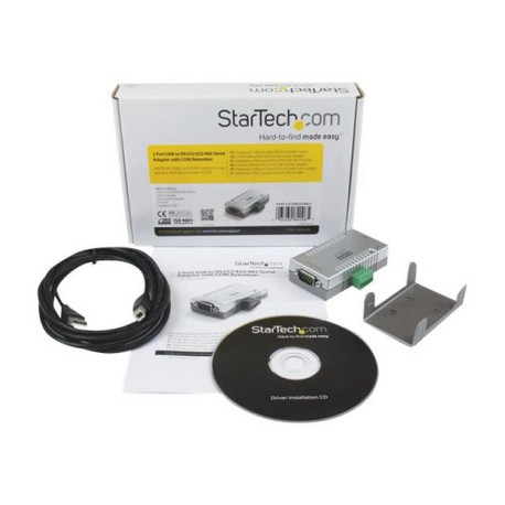 StarTech.com Adattatore seriale 2 porte USB a RS-232 RS-422 RS-485, con interfaccia COM - Scheda seriale - USB 2.0 - RS-232, RS