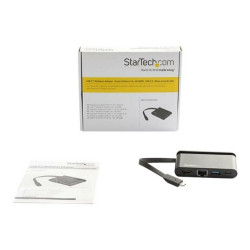 StarTech.com Adattatore USB C a HDMI 4K - 100W PD 3.0 Pass-Through, 1x USB-A, 1x USB-C, GbE - Docking station TB3/USB Type-C (D