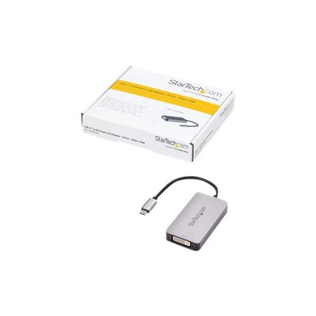 StarTech.com Adattatore USB-C a DVI - Connettività Dual-Link - Conversione Attiva - USB Tipo C a Dual-Link DVI - 2560x1600 - Ad