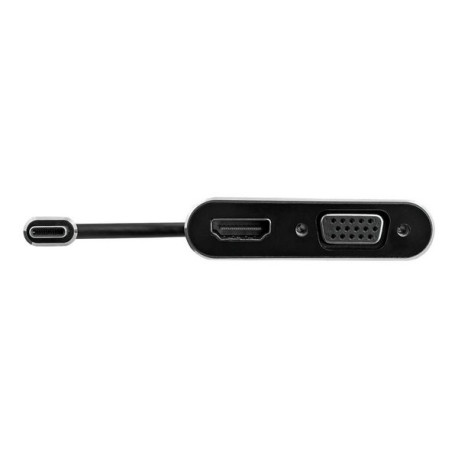 StarTech.com Adattatore USB-C a VGA + HDMI 2 in 1 - 4K 30Hz - Grigio Siderale - Convertitore USB tipo C con cavo integrato da 1