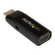 StarTech.com Adattatore video compatto HDMI a VGA con audio - M/F - 1920x1200 / 1080p - Convertitore video - HDMI - VGA - nero