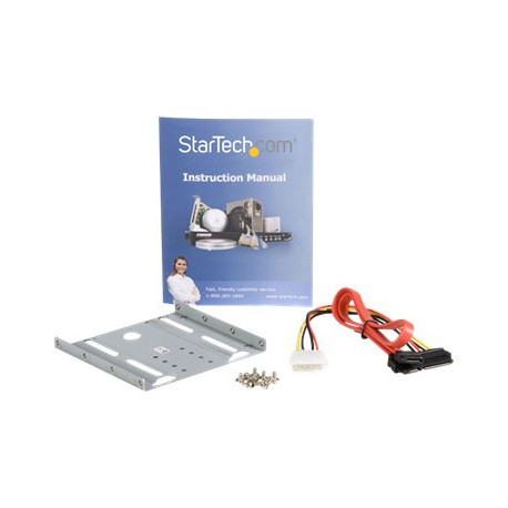 StarTech.com Kit di montaggio disco rigido SATA 2,5'' in alloggiamento unità 3,5'' - Adattatore vano unità di memorizzazione - 