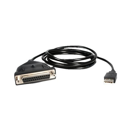 StarTech.com Cavo adattatore stampante USB a parallela DB25 - 1,80 m - M/F (ICUSB1284D25) - Scheda parallela - USB 2.0 - IEEE 1