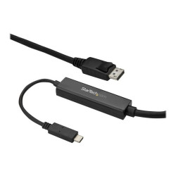 StarTech.com Cavo Adattatore USB-C a DisplayPort da 3m - 4k 60hz - Nero - Adattatore USB Tipo-C - Compatible con Thunderbolt 3 