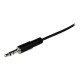 StarTech.com Cavo audio di prolunga stereo slim da 3,5 mm 2 m - M/F - Prolunga audio - mini jack stereo femmina a mini jack ste