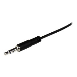 StarTech.com Cavo audio di prolunga stereo slim da 3,5 mm 2 m - M/F - Prolunga audio - mini jack stereo femmina a mini jack ste