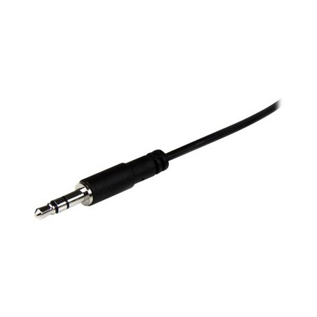 StarTech.com Cavo audio di prolunga stereo slim da 3,5 mm 2 m - M/F - Prolunga audio - mini jack stereo femmina a mini jack ste