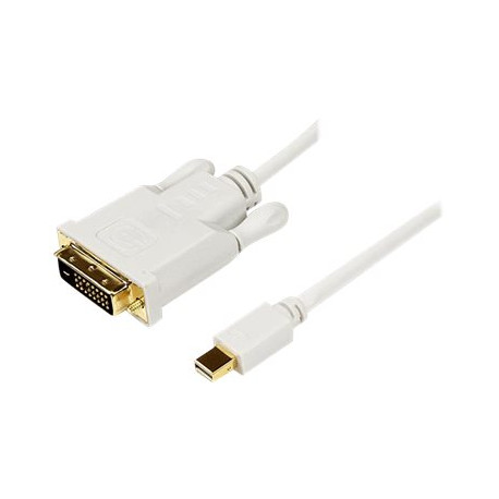 StarTech.com Cavo convertitore adattatore Mini DisplayPort a DVI da 91 cm - Mini DP a DVI 1920x1200 - Bianco - Cavo DisplayPort