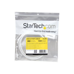 StarTech.com Cavo convertitore adattatore Mini DisplayPort a HDMI - mDP a HDMI da 1m - 4K bianco - Cavo adattatore - Mini Displ