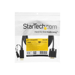 StarTech.com Cavo Convertitore attivo HDMI a VGA - Adattatore HDMI a VGA M/M - 1920x1200 / 1080p Nero da 3m - Cavo adattatore -