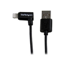 StarTech.com Cavo da USB a Lightning da 2 m - Cavo caricatore per iPhone / iPad / iPod ad angolo retto - Cavo da Lightning a US