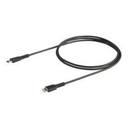 StarTech.com Cavo da USB-C a Lightning da 1m nero - Cavo in fibra aramidica da USB tipo C - Certificato Apple MFi (RUSBCLTMM1MB