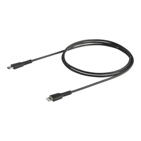 StarTech.com Cavo da USB-C a Lightning da 1m nero - Cavo in fibra aramidica da USB tipo C - Certificato Apple MFi (RUSBCLTMM1MB