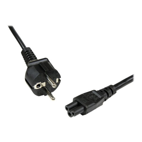 StarTech.com Cavo di Alimentazione per Notebook da 1 m- Cavo Elettrico Schuko EU a C5, 2.5A-250V, 18AWG- Cavo Alimentazione AC 